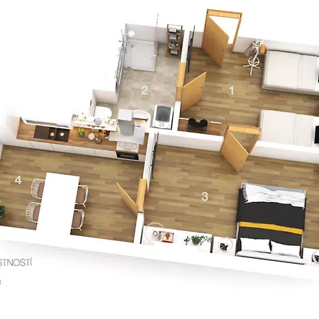 Appartement Apartmany Mikulcice Mikulčice
