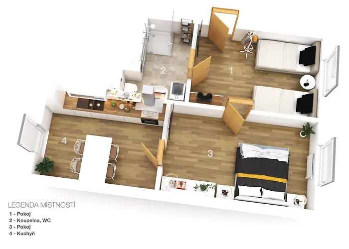 Apartamento Apartmány Mikulčice Mikulčice